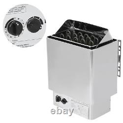 9KW Stainless Steel Sauna Stove Heater Steaming Room Bathroom SPA Equipment