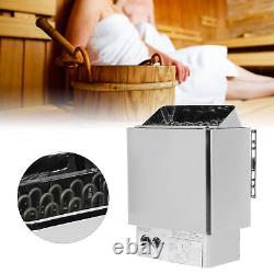 9KW Stainless Steel Sauna Stove Heater Steaming Room Bathroom SPA Equipment