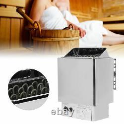 9KW Stainless Steel Sauna Stove Heater Steaming Room Bathroom SPA Household
