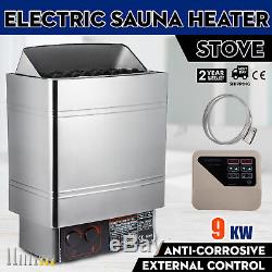 9KW Wet&Dry Sauna Heater Stove External Control Commercial Spa Relax Muscle
