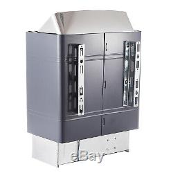 9KW Wet&Dry Sauna Heater Stove Internal Control 220-240V 9-13m³ Room Wall-mount