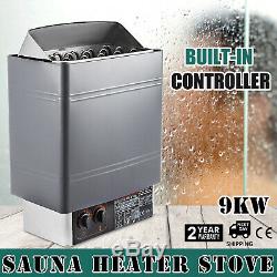 9KW Wet&Dry Sauna Heater Stove Internal Control Commercial 220-240V Comfortable