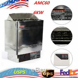 AMC60 Dry Sauna Heater Sauna Stove External Control 304 Stainless Steel Spa 6KW