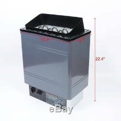 ASG Electric Sauna Heater Stove Spa 6KW 8KW 9KW External Control Aluminum Panel
