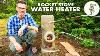 Brilliant Diy Off Grid Water Heater Using A Rocket Stove No Propane