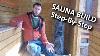 Building A Sauna Step By Step
