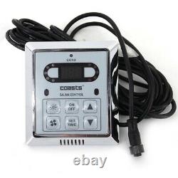 Coasts Sauna Heater 4.5KW 240V with CON 3 Outer Digital Controller for Spa Sauna