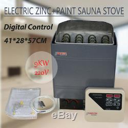 Commercial 9KW 9-13m³ Wet&Dry Sauna Heater Stove with External Digital Controller