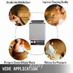Electric Dry Sauna Heater Stove 120V Stove Stainless Steel 2KW Internal Control