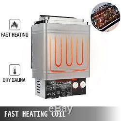 Electric Sauna Heater Stove Wet&Dry SPA Stainless Steel 2KW Internal Control