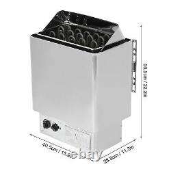 Electric Sauna Stainless Steel Steam Stove Heater 4.5 9 kW Internal Control