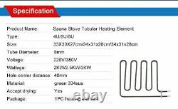 Electric Sauna Stove Heating Element Straight Pipe 220V/380V 2KWith2.5KWith3KW Tube