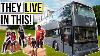 Family Of 8 Living In A Two Story Rv Double Decker Bus Tour