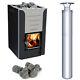 Harvia Pro 20 Wood Burning Sauna Steel Heater And Chimney Kit