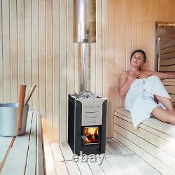 Harvia Pro 20 Wood Burning Sauna Steel Heater and Chimney Kit
