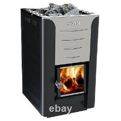 Harvia Pro 20 Wood Burning Sauna Steel Heater and Chimney Kit