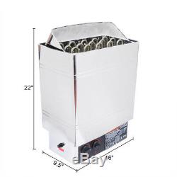 IV Sauna Heater Stove 6KW 8KW 9KW Wet & Dry Stainless Steel Bult-in Controller