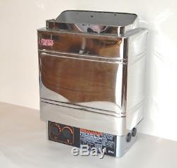 Open Box Turku 4.5kw 240v Stainless Steel Electric Sauna Heater Stove Con5