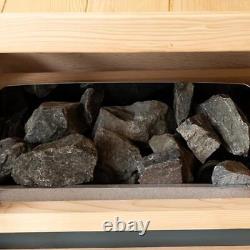 Replacement Sauna Rocks, 33 LB Box of Sauna Heater Volcanic Stones for Indoor