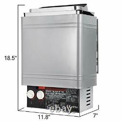 Sauna Heater 2KW Dry Steam Bath Stove 110V-120V with Internal Controller for