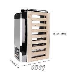 Sauna Heater, 3KW 110V Internal Control Temperature Adjustable Stainless Stee