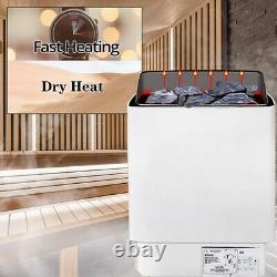 Sauna Heater 6KW 220V Stainless Steel Dry Sauna Heater Stove for Spa Sauna Room