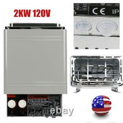 Sauna Heater Dry Stove 2KW 120V Sauna Stove Commercial Home Internal Controller