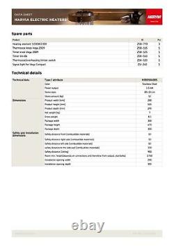 Sauna Heater Electric Stove HARVIA Vega Compact 3.5 kW Built-in Control Panel