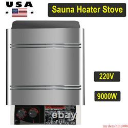Sauna Heater Stove 9KW 240V Dry Steam Commercial Home SPA Use Internal Control