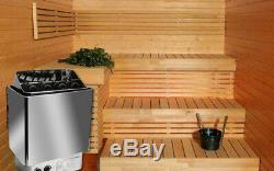 Sauna Heater Stove Wet & Dry Bath Shower SPA Stainless Steel Internal Control
