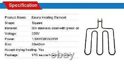 Sauna Stove 3U Electric Heating Element Stainless Steel Straight Heater Tube