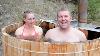 Timelapse Wood Fired Hot Tub Built By Couple In 13 Min