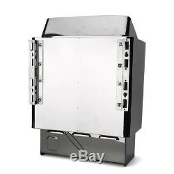 US 6KW Electric Sauna Spa Heater Stove Wet Dry Stainless Steel Internal Control