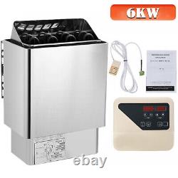 US Sauna Heater Stove 6KW Stainless Steel Dry Sauna Stove with Bult-in Controller