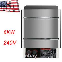 USA 6KW 240V Sauna Heater Stove Dry Steam Bath Sauna Machine Warranty