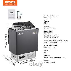 VEVOR 4.5KW Sauna Heater Stove Wet & Dry with Internal Digital Controller 220V