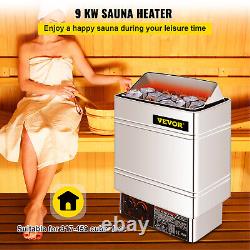 VEVOR 9 KW Sauna Heater Stove Dry Sauna Stove with External Controller 50-221