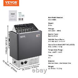 VEVOR 9KW Sauna Heater Stove Wet & Dry with Internal Controller Digital Spa Shower