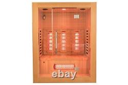 Wood Color 3 Person Far Infrared Sauna-New Range-Latest Technology- Buy Direct