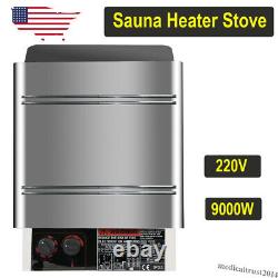 240v 9kw Dry Sauna Heater Stove Internal Control Controller Home Spa Commercial