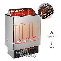 2kw Sauna Heater Wet&dry Stove Commercial Home Spa Internal Controller Us Stock