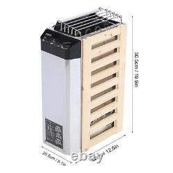 3kw Contrôle Interne En Acier Inoxydable Sauna Poele Chauffage Outil De Ménage