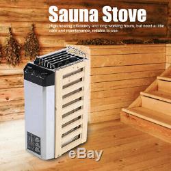 3kw Électrique Sauna Chauffage Poêle Sauna Spa Chauffage Avec Contrôleur Interne Nouveau