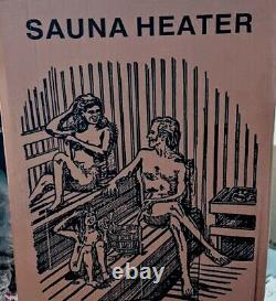 4.5kw Sauna Spa Heater Poêle Humide Et Sèche Contrôles Traditionnels De Vapeur Roches En Acier