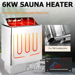 6kw Chauffe-sauna À Sec Poêle Pour Spa Super Sauna Poêle De Chambre Avec Contrôleur Numérique