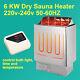 6kw Sauna Heater, Sauna Stove, 50-60hz Sauna Humide Et Sec Livraison Gratuite