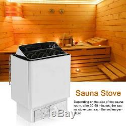 6kwith9kw, Chauffage Sauna, Sauna Poêle, Sauna Rocher, Contrôle Externe, En Acier Inoxydable