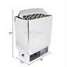 8kw Electric Sauna Heater Stove Wet Dry Stainless Steel External Control Spa
