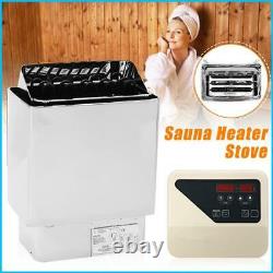 9000w Electric Sauna Spa Heater Wet Dry Sauna Heater Outils Poêle En Acier Inoxydable
