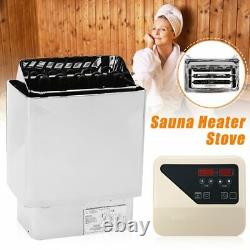 9000w Electric Sauna Spa Heater Wet Dry Sauna Heater Outils Poêle En Acier Inoxydable